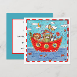 Personalisierte Noah's Ark Birthday Einladung