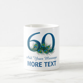 Personalisierte noble 60. Tasse des Geburtstages
