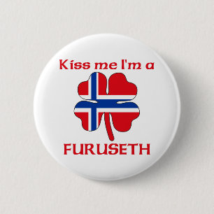 Personalisierte norwegische küssen mich, den ich button