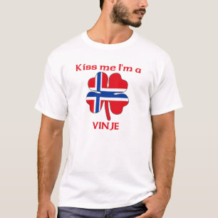 Personalisierte norwegische küssen mich, den ich T-Shirt