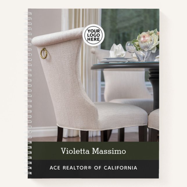 Personalisierte Notebooks mit Real-Anwesen-Logo un Notizbuch (Vorderseite)