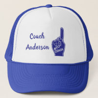 Personalisierte Nummer-1-Coach-Finger