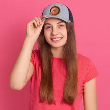 Personalisierte Nummer Eins Mama Leder-Patch-Mütze