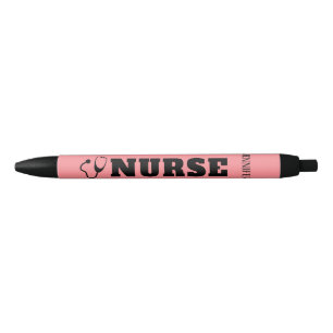 Personalisierte Nurse Stethoscope Coral Pink Kugelschreiber