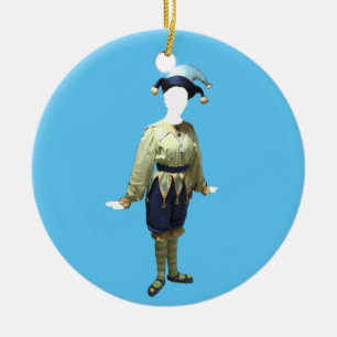 Personalisierte Nussknacker Polichinelle Keramikornament