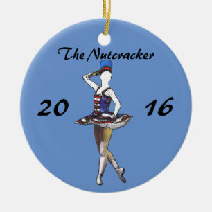 Personalisierte Nussknacker-Verzierung - Keramik Ornament