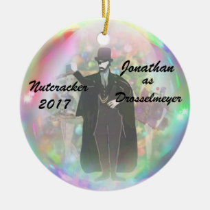 Personalisierte Nussknacker-Verzierung - Keramik Ornament