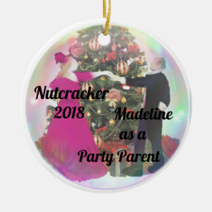 Personalisierte Nussknacker-Verzierung - Keramik Ornament