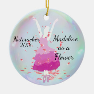 Personalisierte Nussknacker-Verzierung - Keramik Ornament