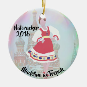Personalisierte Nussknacker-Verzierung - Keramik Ornament