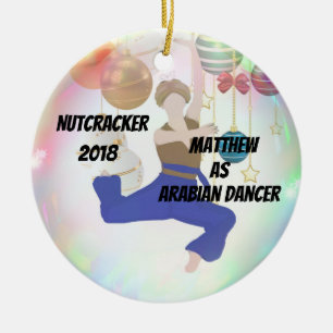 Personalisierte Nussknacker-Verzierung - Keramik Ornament