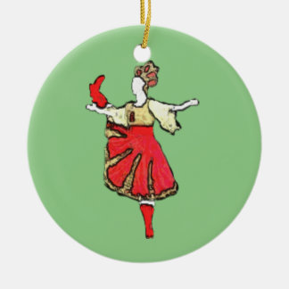 Personalisierte Nussknacker-Verzierung - Trepak Keramik Ornament