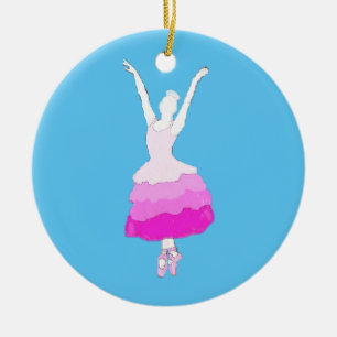 Personalisierte Nussknacker-Verzierungs-Blumen Keramik Ornament