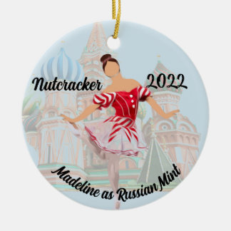 Personalisierte Nutcracker-Ornament - Russische Mü Keramik Ornament
