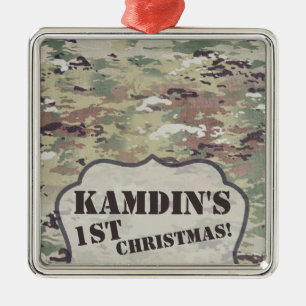 Personalisierte OCP-Camouflage der XMAS-Zierarmee Ornament Aus Metall