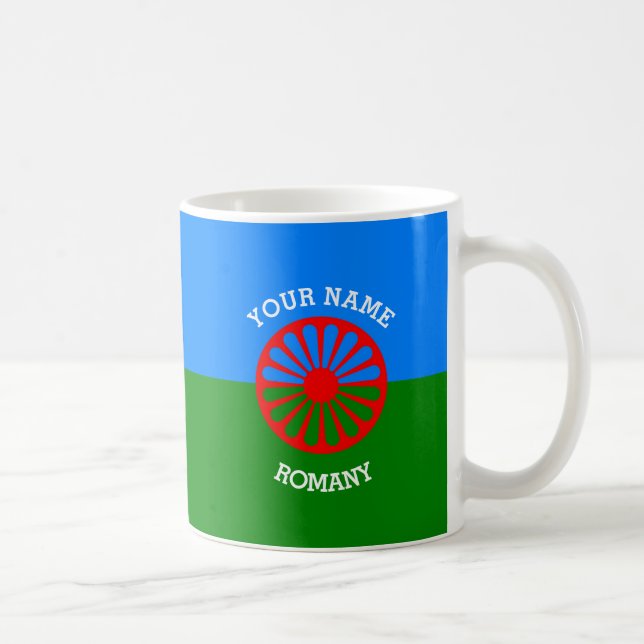 Personalisierte offizielle Romany-Sinti und Tasse (Rechts)