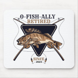 Personalisierte Ofishalalmüde Funny Retirement Mousepad