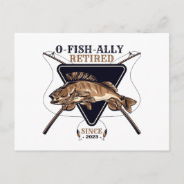 Personalisierte Ofishalalmüde Funny Retirement Postkarte