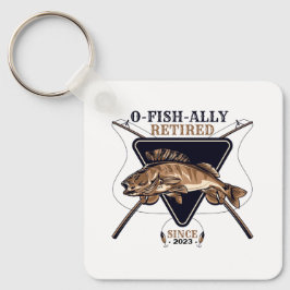 Personalisierte Ofishalalmüde Funny Retirement Schlüsselanhänger