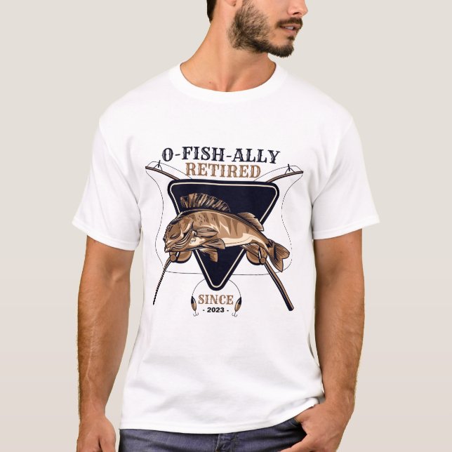 Personalisierte Ofishalalmüde Funny Retirement T-Shirt (Vorderseite)