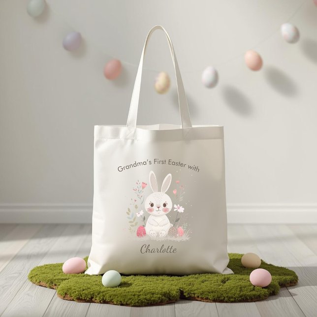 Personalisierte Oma-Erste-Ostern-Tasche Tragetasche (Von Creator hochgeladen)