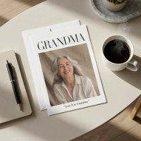 Personalisierte Oma-Fotokarte | Ich liebe dich, Om