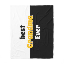 personalisierte Oma Retro-Fleece-Decke