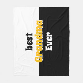 personalisierte Oma Retro-Fleece-Decke Fleecedecke