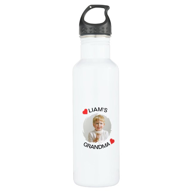 Personalisierte Oma Wasser Flasche - Kundenspezifi Edelstahlflasche (Vorderseite)