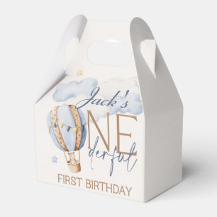 Personalisierte ONEderful 1. Birthday Gefallen Box Geschenkschachtel