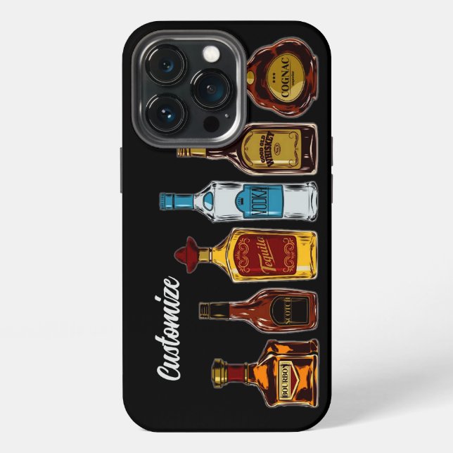 Personalisierte Open Bar iPhone Hülle (Hinten)