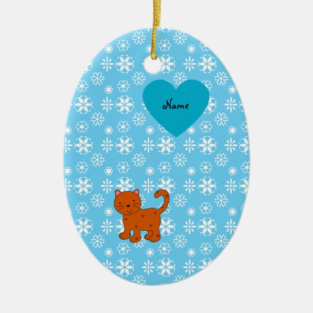 Personalisierte orange keramikornament (Vorne)