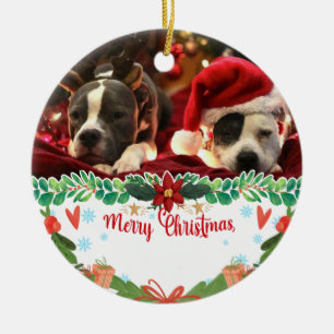 Personalisierte Ornamente Hund Weihnachten Custom 