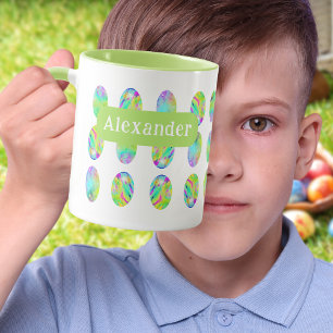 Personalisierte Oster-Eier-Such-Brunch-Gartenparty Tasse