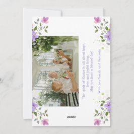 Personalisierte Osterfoto-Collage-Flachkarte Feiertagskarte