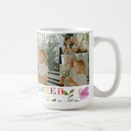 Personalisierte Osterfoto-Collage-Tasse Kaffeetasse