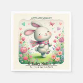 Personalisierte Osterhasen-Baby-Party-Papier-Servi Serviette
