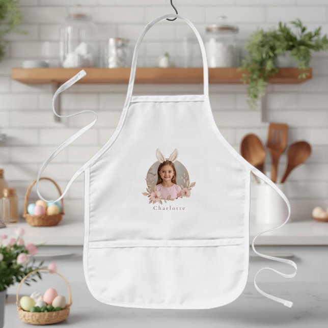 Personalisierte Osterhasen-Foto-Kinder-Schürze Kinderschürze (Von Creator hochgeladen)