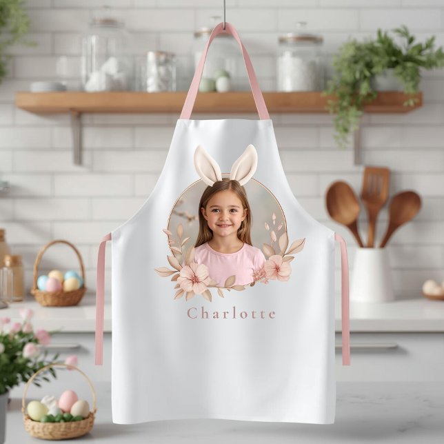 Personalisierte Osterhasen-Foto-Schürze für Kinder Schürze (Von Creator hochgeladen)