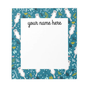 Personalisierte Otters Notepad Notizblock