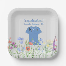 Personalisierte PA Arzt Assistenzärztin Blue Scrub