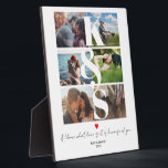 Personalisierte Paare ErstfotoCollage kundenspezif Fotoplatte<br><div class="desc">Personalisierte Paare ErstfotoCollage kundenspezifisch</div>