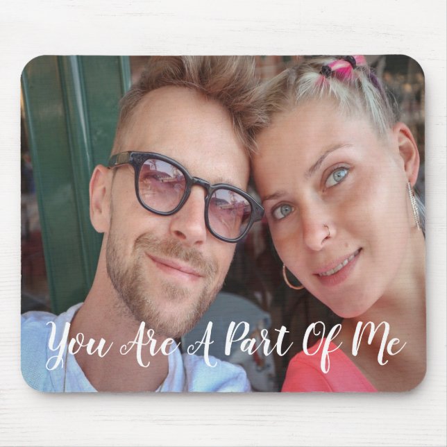 Personalisierte Paare Mauspad (Vorne)