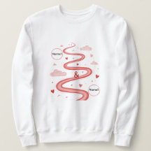 Personalisierte Paarnamen Liebes-Sweatshirt