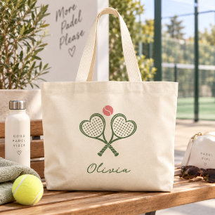 Personalisierte Padel-Tasche mit individuellem Nam Jumbo Stoffbeutel