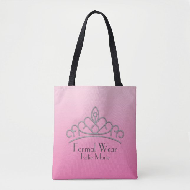 Personalisierte Pageant-Organizer-Tasche (Vorderseite)