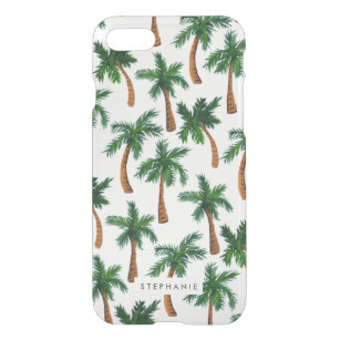 Personalisierte Palm Tree Print iPhone SE/8/7 Hülle