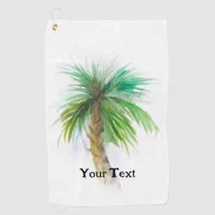 Personalisierte Palmbaume Golfhandtuch