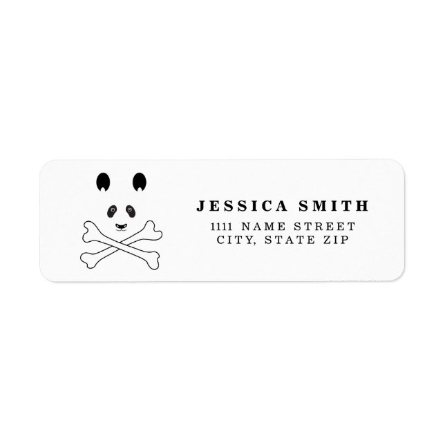 Personalisierte Panda (Vorne)