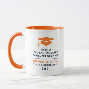 Personalisierte Pandemie - Graduate Class of 2021 Tasse